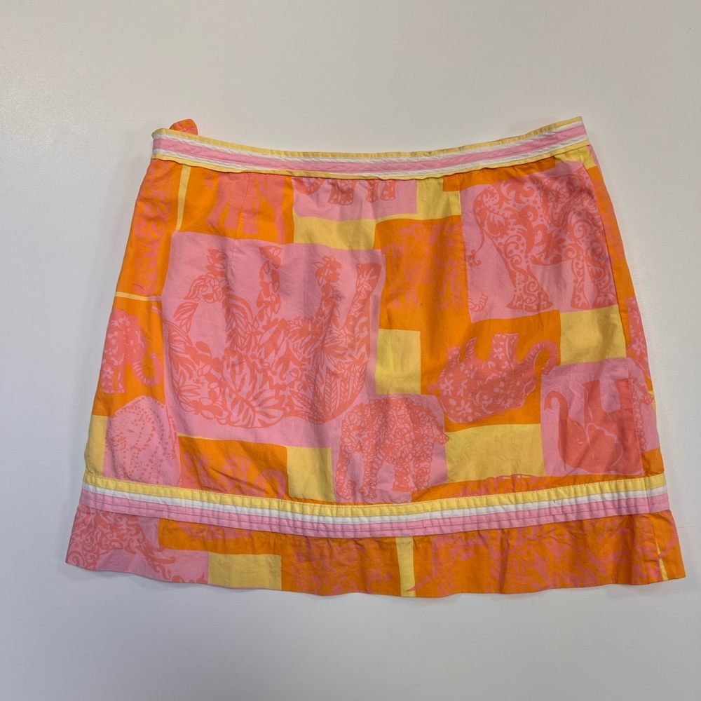 Lilly Pulitzer skort orange/yellow/pink